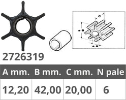 Girante Suzuki 2T 8-9,9 HP