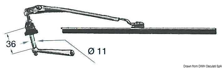 Spazzola tergicristallo TMC 280 mm
