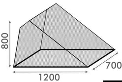 Telo antizanzare per entrata 700 x 1200 mm