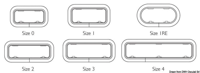 Oblò Lewmar Standard 1RE
