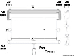 Tenda HatchShade 679x700 W