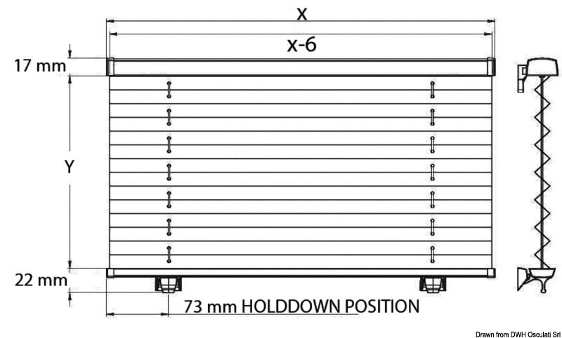 Oceanair Skysol Motion 680 x 750 mm