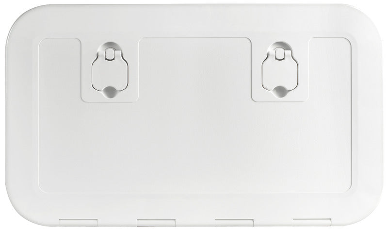 Portello a filo RAL9010 600 x 350 mm