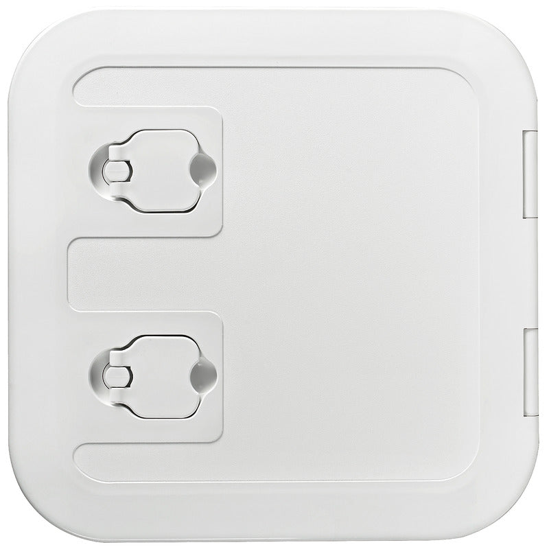 Portello a filo RAL 9010 375 x 375 mm