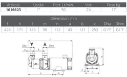 POMPA MV44 G 24V