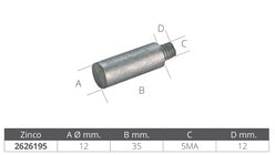 BAROTTO BUKH  Ø MM.12 X 37