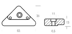 PLACCA DUO PROP IN ALLUMINIO