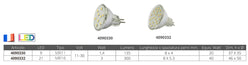 LAMPADINA 9 LED GZ4 11-30V