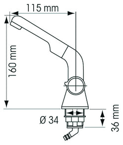 RUBINETTO MISCELATORE