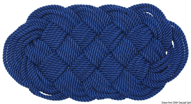 Zerbino nylon 60 x 32 cm blu