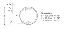 EUROLED 130 BIANCO LUCE B/R