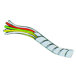 SPIRALE Ø MM.10 BIANCA MT25