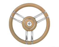 RUOTA TIMONE T27 BEIGE Ø MM.350