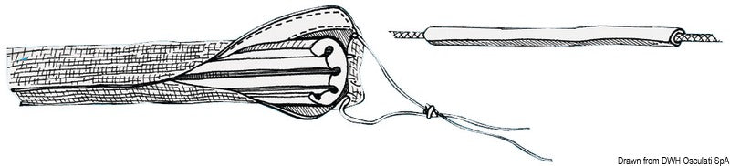 Copridraglia bianco 100 cm