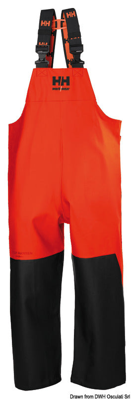 HH Storm Rain BIB arancio/nero M