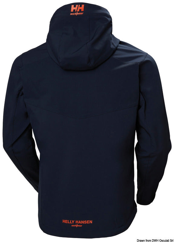 HH Chelsea Evo Hooded softshell navy