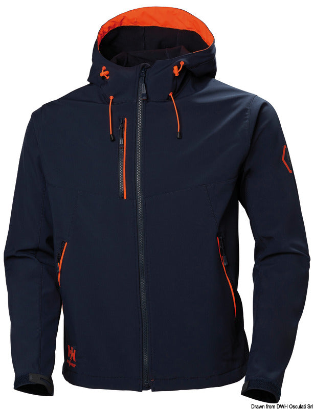 HH Chelsea Evo Hooded softshell navy