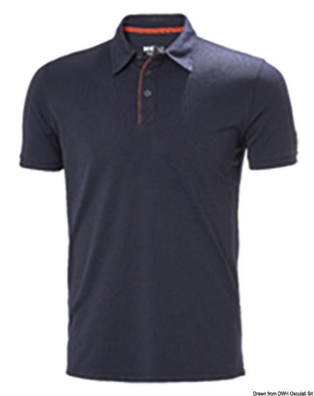 HH Kensington Tech polo, Blu Navy XL