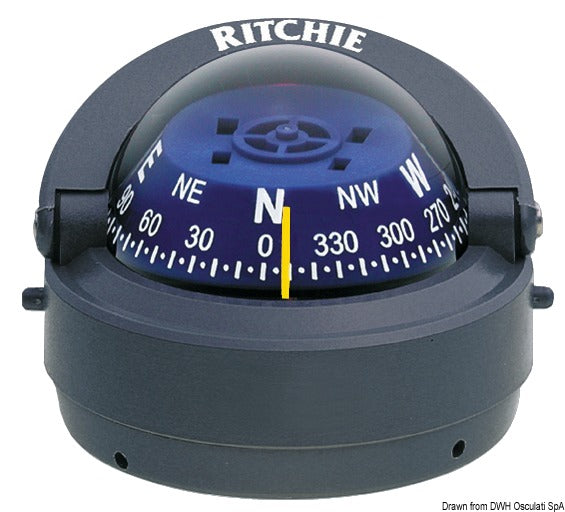 Bussola Ritchie Explorer 23/4 esterna grigia/blu