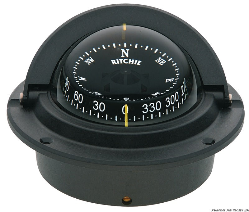 Bussola Ritchie Voyager 3 incasso nera/nera