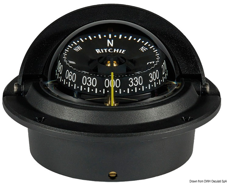 Bussola Ritchie Wheelmark 3 incasso nera/nera