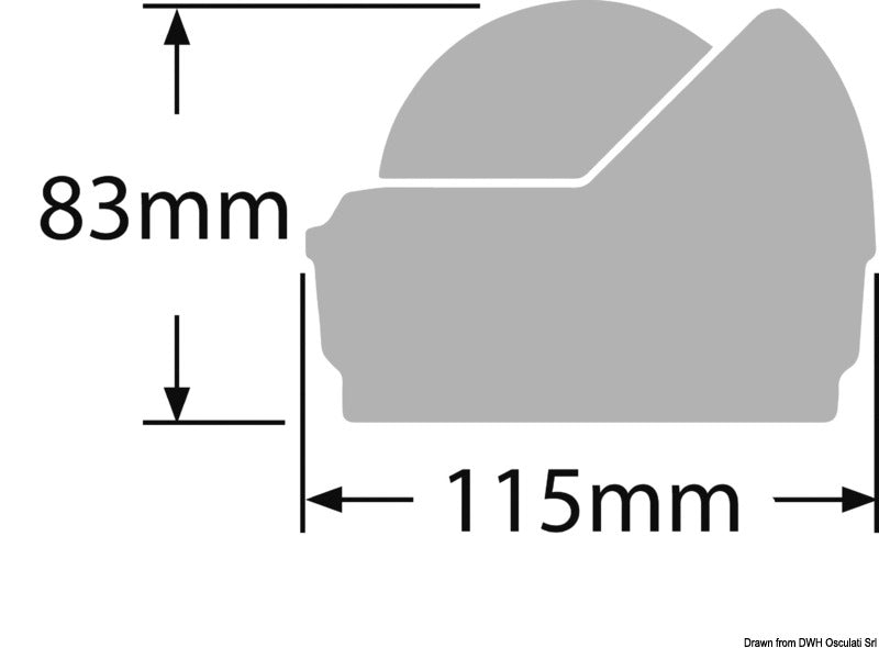 Bussola Ritchie Wheelmark 3 esterna nera/nera