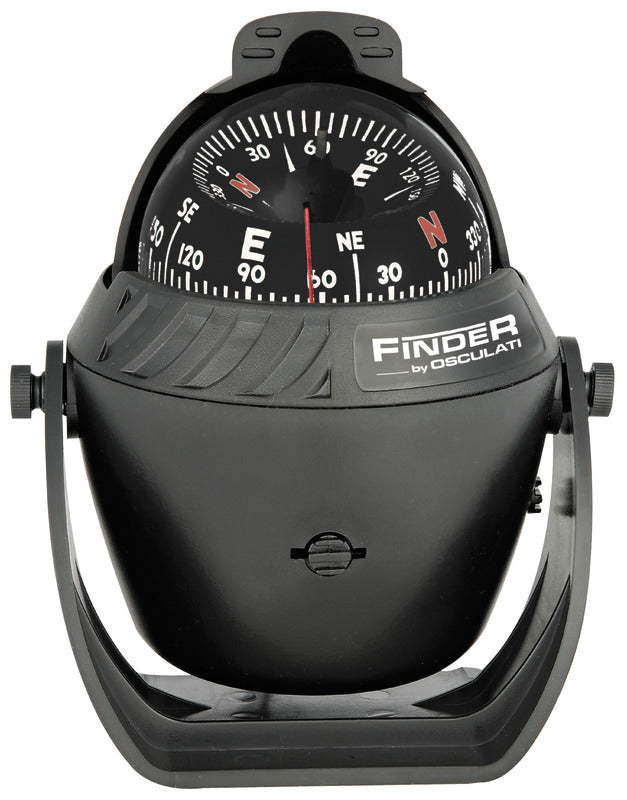 Bussola Scout nera 2 5/8, rosa nera
