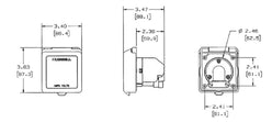 SPINA PVC BIANCO 16 AMP.