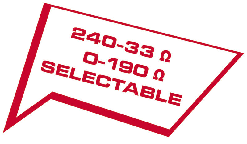 Indicatore carburante 10-180/240-33 ohm nero/nera