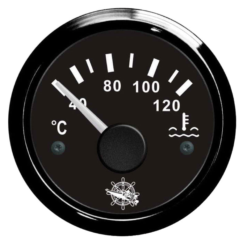 Indicatore temperatura acqua 40/120° nero/nera