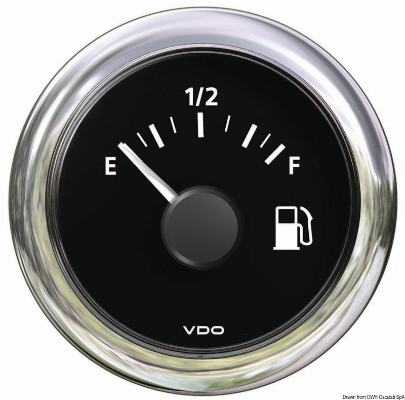 Indicat livello carburante 10/180 ohm nero