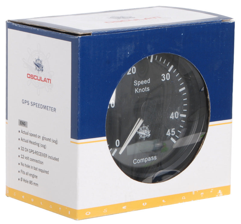 Log con bussola GPS nero/nera