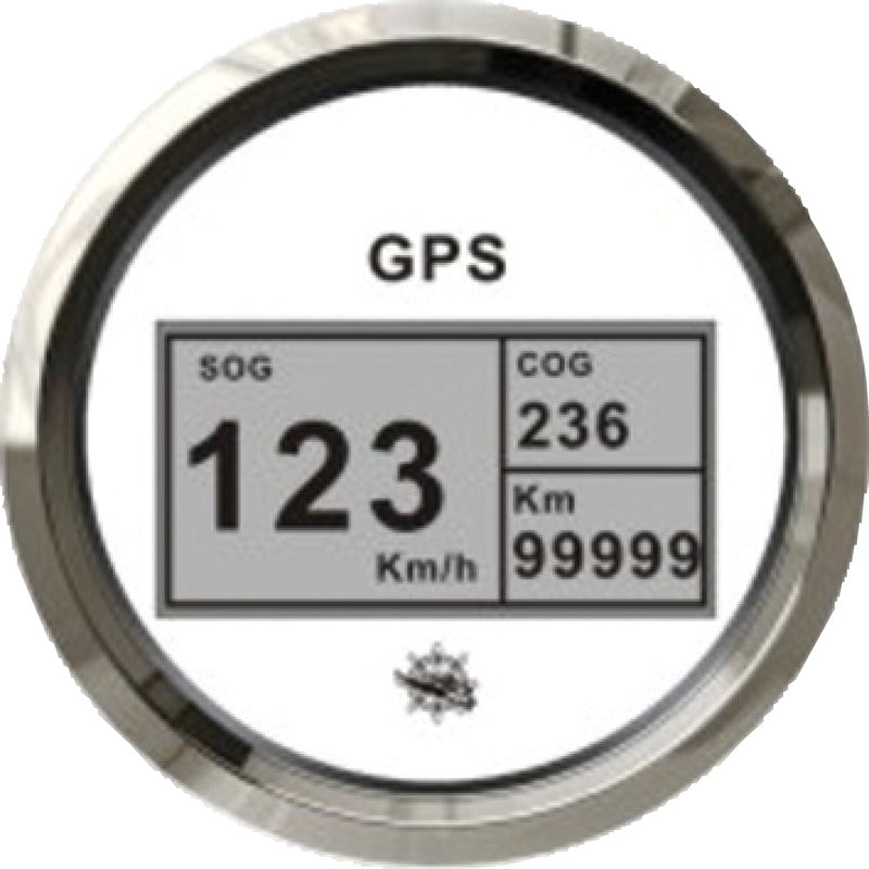 Log con bussola e totalizzatore GPS bianco/lucida