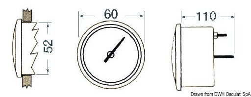 Ecoscandaglio da incasso Veethree nero