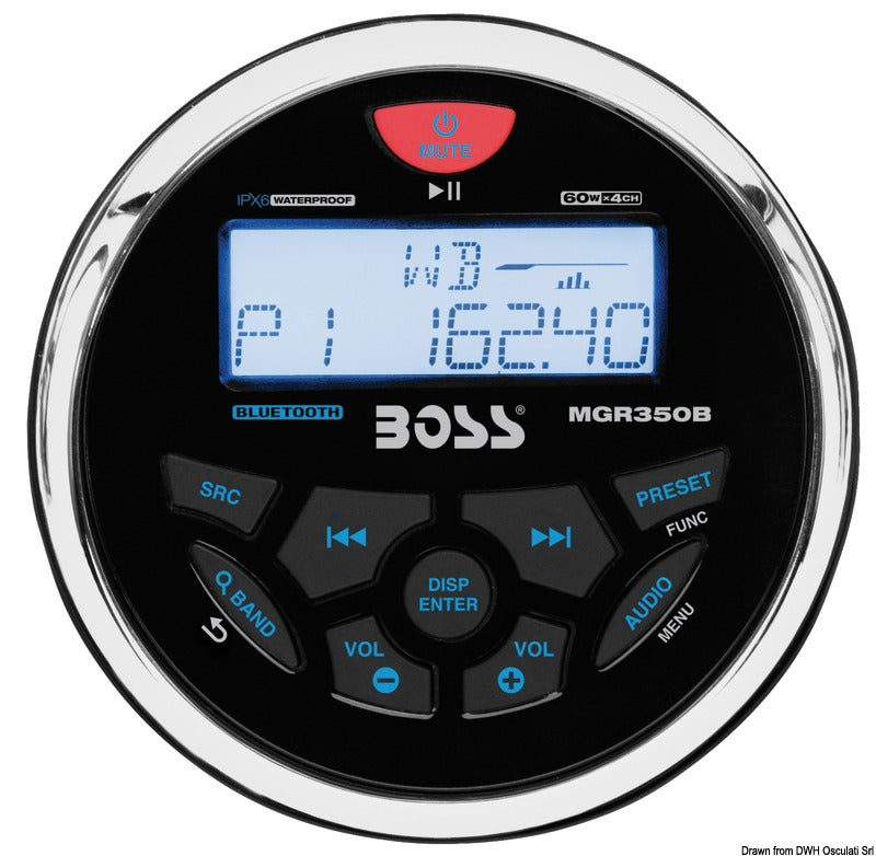 Radio da cruscotto Boss MGR350B