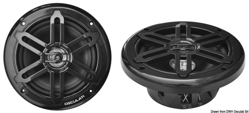 Casse stereo doppio cono nere 8 - 2X180W