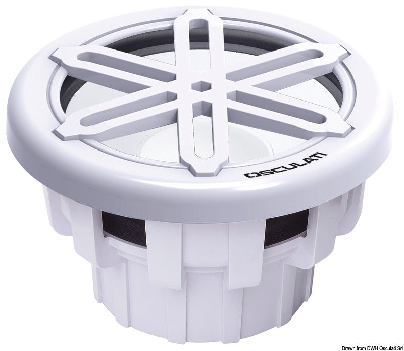Subwoofer 10 bianco - waterproof - UV resistant