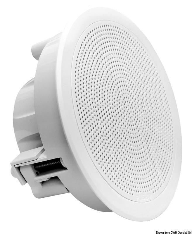 FM-F77RW Flush Mount Speaker 7.7”Rotondi Bianchi