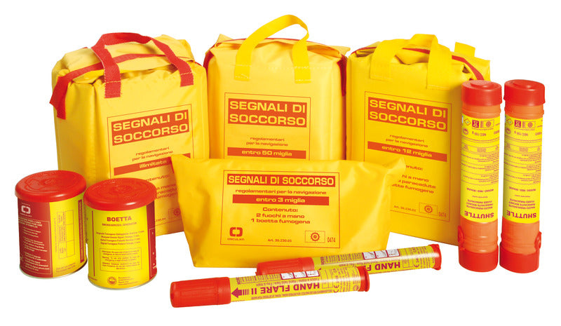 Kit soccorso entro 50 miglia normativa Italia - (Articolo soggetto a eco-contributo Co.Ge.Pir)