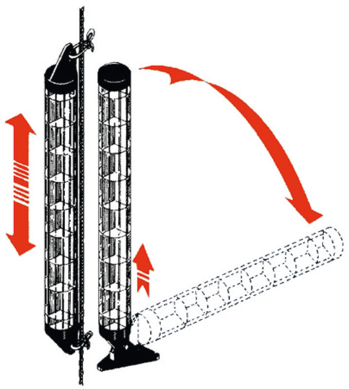 Riflettore radar Supercompact abbattibile