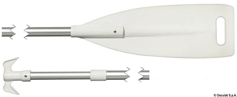 Pagaia telescopica con gancio 88/122 cm