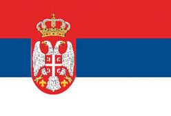 BANDIERA SERBIA CM.30X45