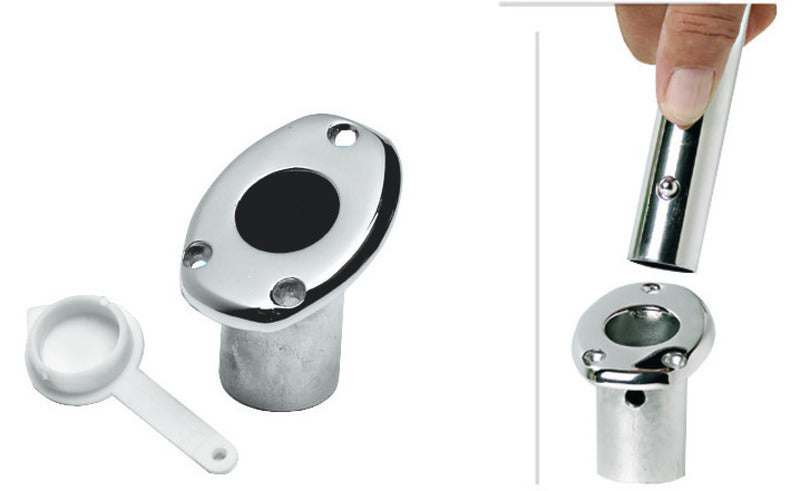 Base portabandiera ad incasso