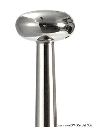 Asta portabandiera 1200 mm Ø25 mm