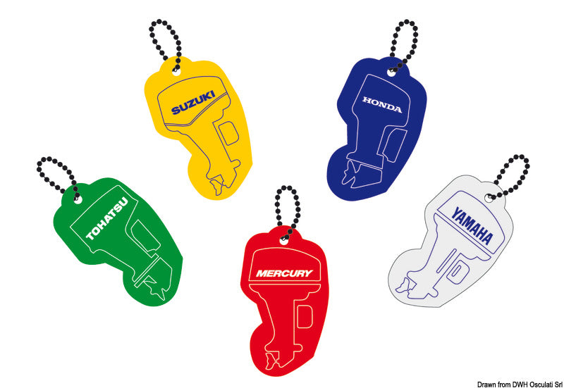 Portachiavi motori colori misti (confezione 10 Pz assortiti)