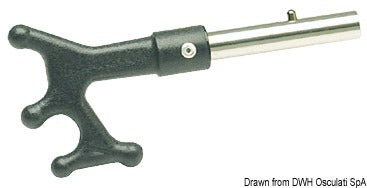 Gancio d\'accosto tre in uno