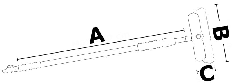 Spazzolone telesc. Mafrast standard 95/150 cm