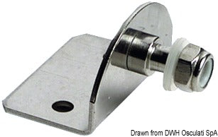 Piastrina 90° filetto 8 mm esterno