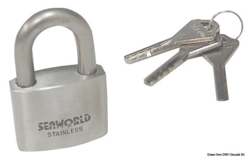 Lucchetto inox arco 40 mm