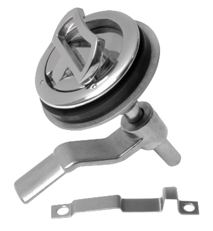 Alzapagliol inox + serratura